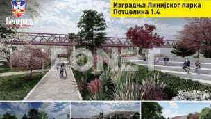 Linijski park duž reka